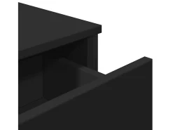 Aparador negro 97x32,5x74,5 cm madera de ingeniería