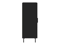 Aparador negro 34,5x34x90 cm Madera de ingeniería