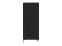 Aparador negro 34,5x34x90 cm Madera de ingeniería