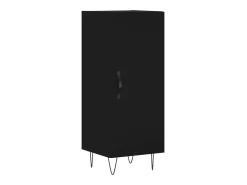 Aparador negro 34,5x34x90 cm Madera de ingeniería