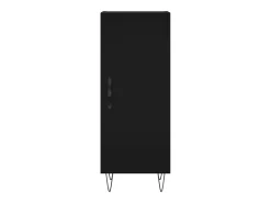 Aparador negro 34,5x34x90 cm Madera de ingeniería