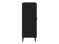 Aparador negro 69,5x34x90 cm madera de ingeniería