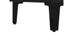 Aparador negro 69,5x34x90 cm madera de ingeniería