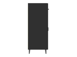 Aparador negro 69,5x34x90 cm madera de ingeniería
