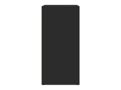 Aparador negro 79x38x80 cm madera contrachapada