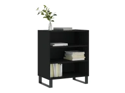 Aparador negro 57x35x70 cm madera de ingeniería