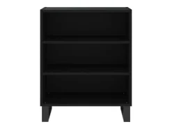 Aparador negro 57x35x70 cm madera de ingeniería