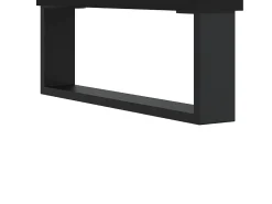 Aparador negro 57x35x70 cm madera de ingeniería