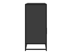 Aparador negro 100x35x76 cm madera de ingeniería