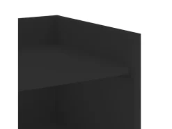 Aparador negro 45x35x75 cm madera de ingeniería