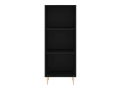 Aparador negro 34,5x32,5x90 cm madera de ingeniería