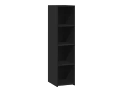 Aparador negro 30x41x124 cm madera contrachapada