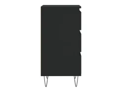 Aparador negro 40x35x70 cm madera de ingeniería
