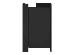 Aparador negro 45x35x75 cm madera de ingeniería