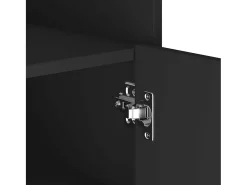 Aparador negro 45x35x75 cm madera de ingeniería