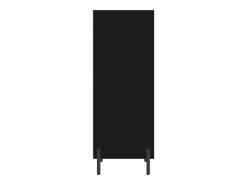 Aparador negro 34,5x32,5x90 cm madera de ingeniería