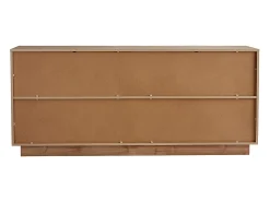 Aparador nórdico de 4 puertas con acabado en roble 180 cm COMO