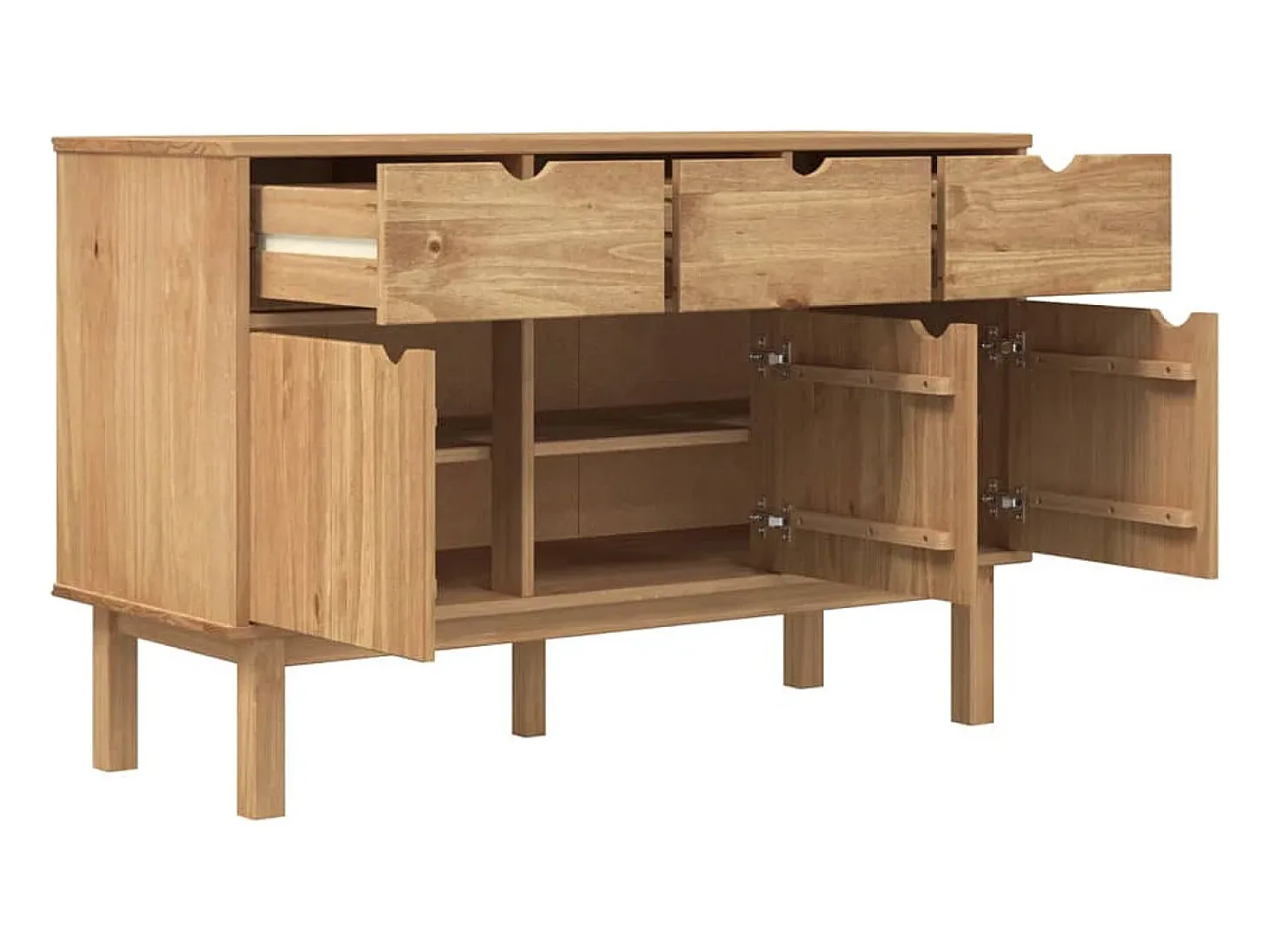 Aparador OTTA madera maciza pino 114x43x73,5 cm