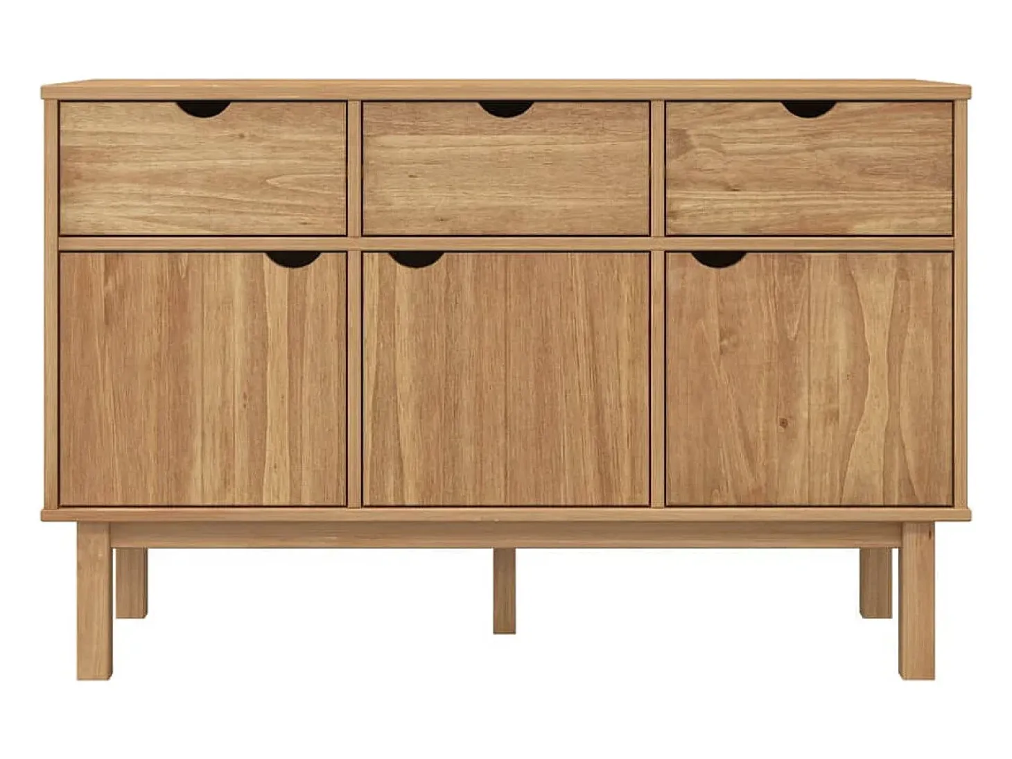 Aparador OTTA madera maciza pino 114x43x73,5 cm