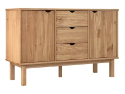 Aparador OTTA madera maciza pino 113,5x43x73 cm ES43896