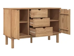 Aparador OTTA madera maciza pino 113,5x43x73 cm ES43896