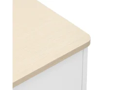 Aparador para salón - 4 puertas y 3 cajones - tablero de partículas - Blanco