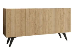 Aparador Pekin color roble 150x76x40 cm