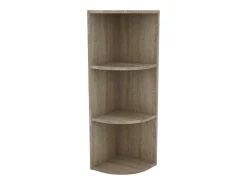 Aparador Plea 2 armarios 3 puertas roble sonoma y madera claro 92x155x29 cm