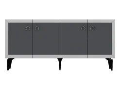 Aparador Ponny Antracita Plata 150x79x40 cm