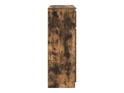 Aparador roble ahumado 100x35x99 cm madera de ingeniería