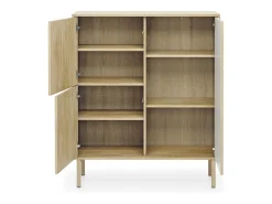 Aparador, roble Cremona, 103,5 x 121,8 x 39,5 cm