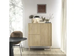 Aparador, roble Cremona, 103,5 x 121,8 x 39,5 cm