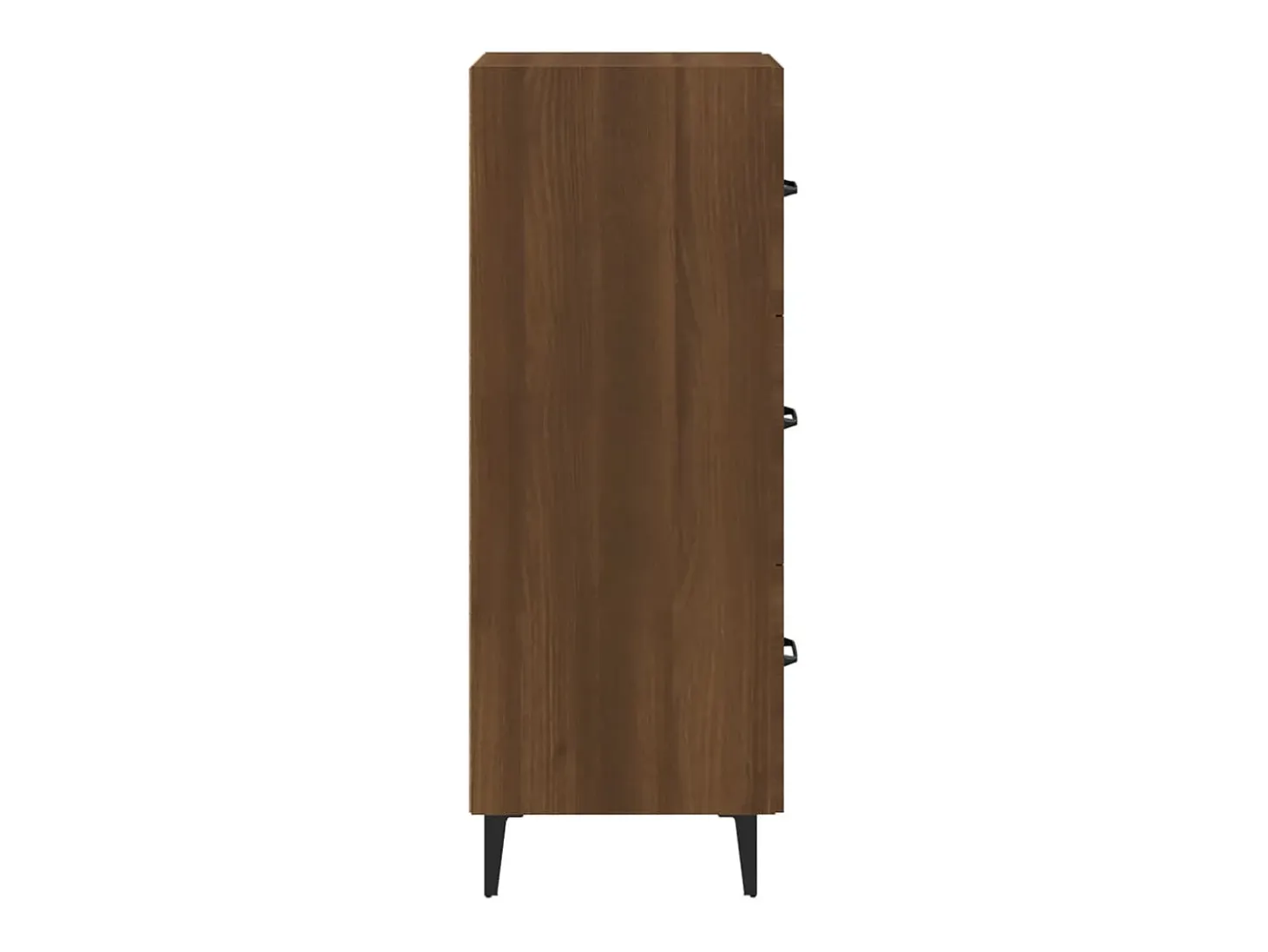 Aparador Roble marrón 34,5x34x90 cm Madera de ingeniería