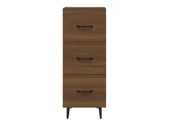 Aparador Roble marrón 34,5x34x90 cm Madera de ingeniería
