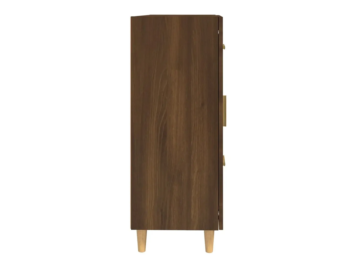 Aparador Roble marrón 69,5x34x90 cm Madera de ingeniería
