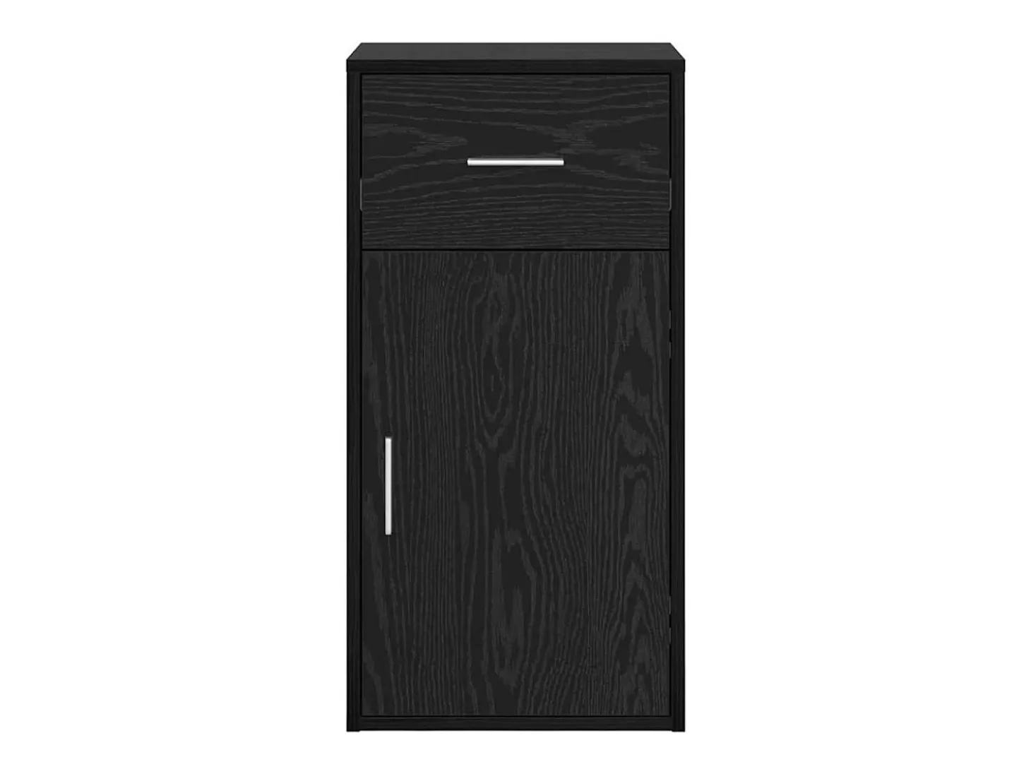 Aparador Roble negro 38 x 34.5 x 75 cm Madera contrachapada