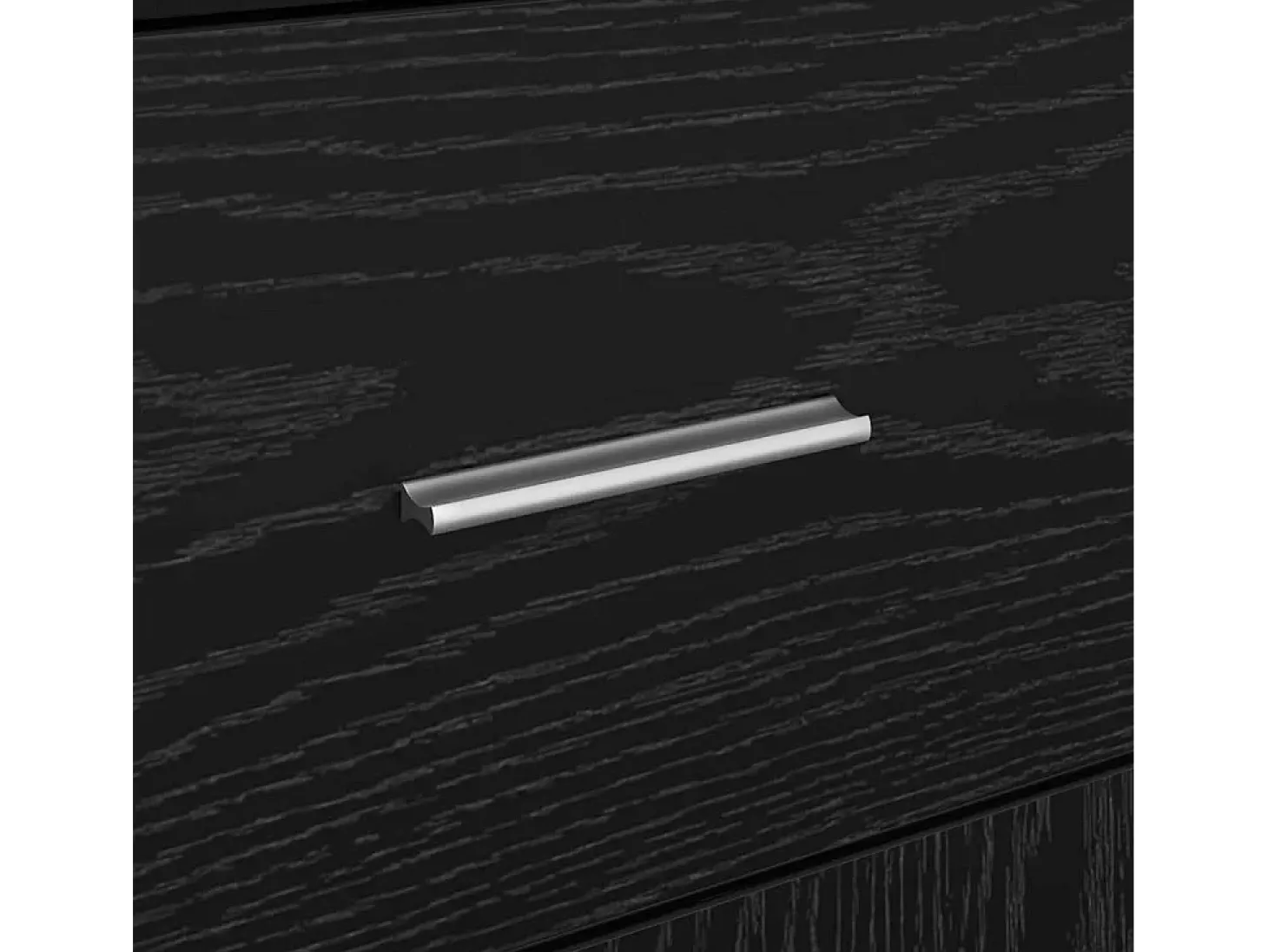 Aparador Roble negro 38 x 34.5 x 75 cm Madera contrachapada