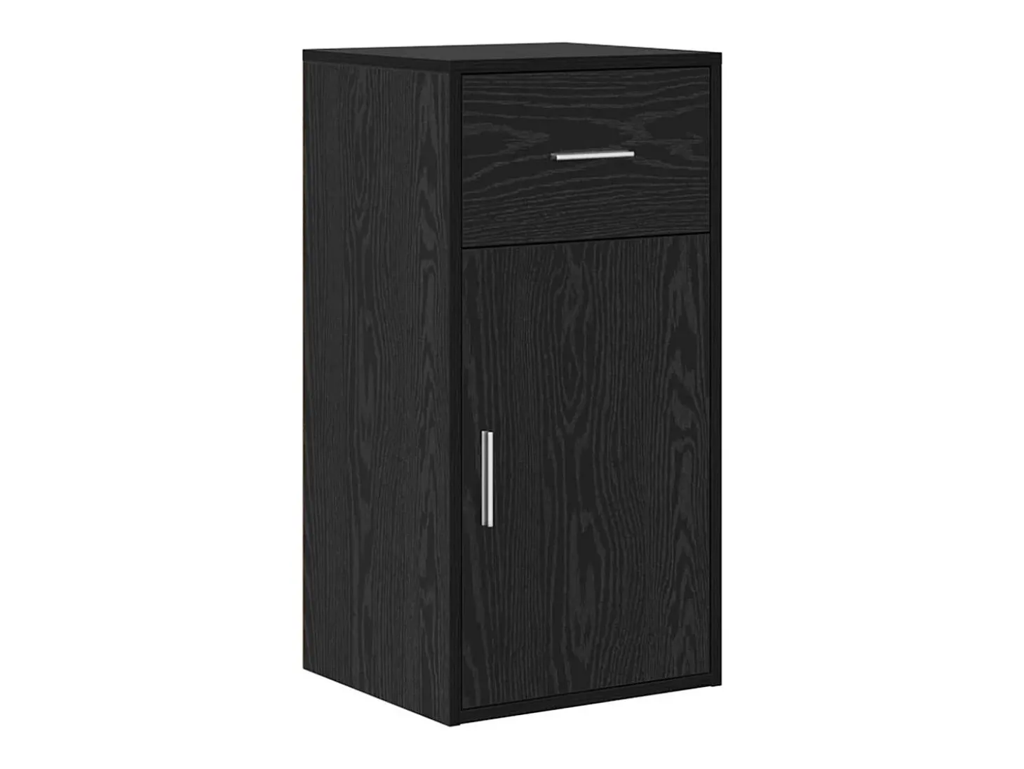 Aparador Roble negro 38 x 34.5 x 75 cm Madera contrachapada