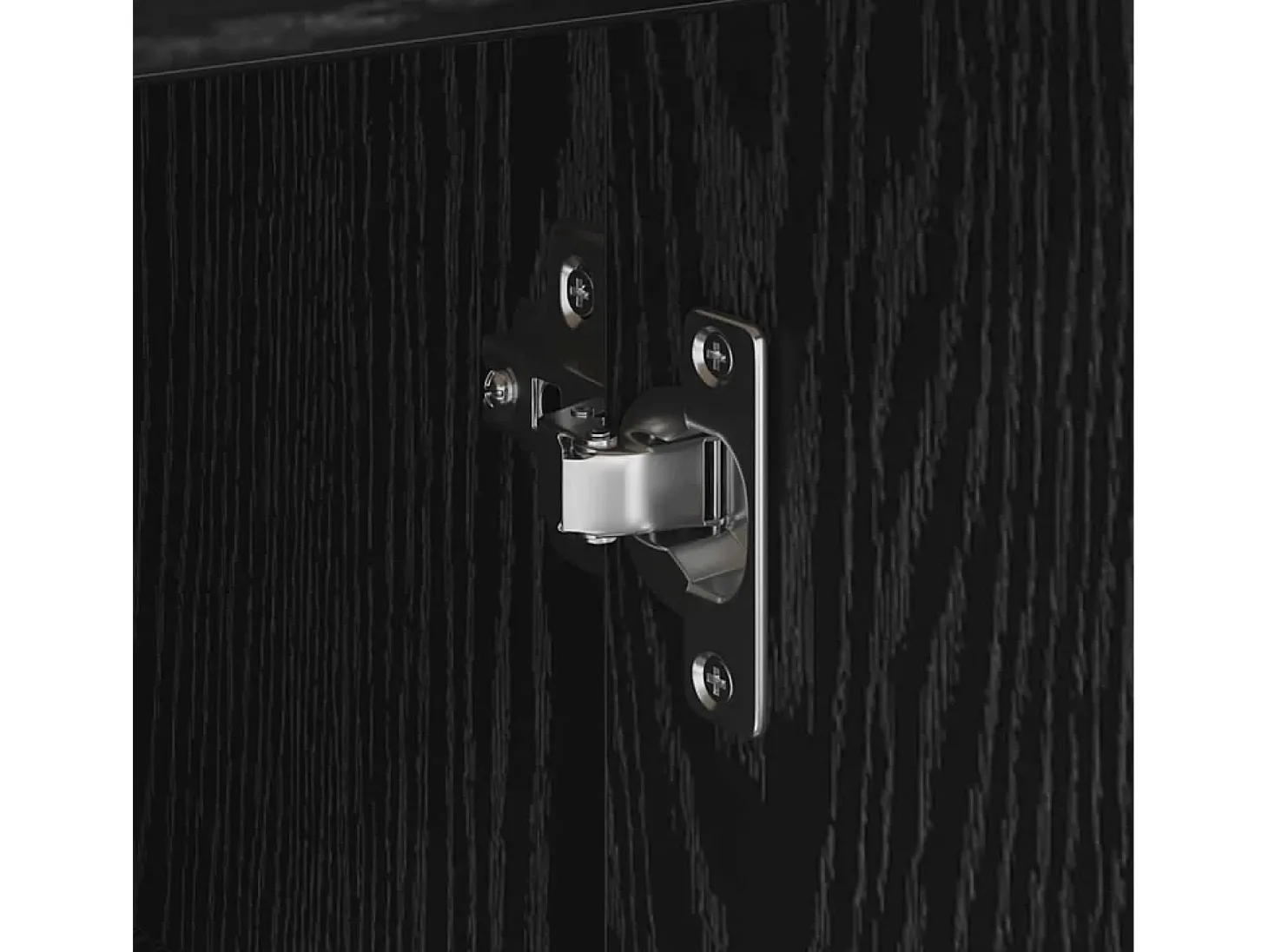 Aparador Roble negro 38 x 34.5 x 75 cm Madera contrachapada