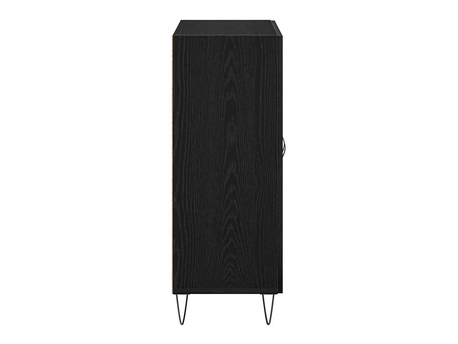Aparador Roble negro 69.5 x 34 x 90 cm Madera contrachapada