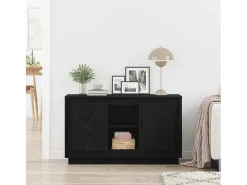 Aparador Roble negro 102 x 35 x 60 cm Madera contrachapada