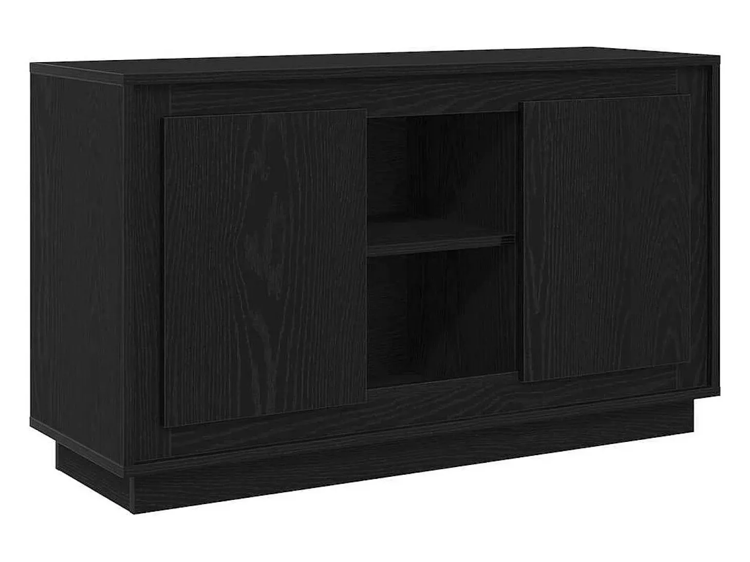 Aparador Roble negro 102 x 35 x 60 cm Madera contrachapada