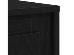 Aparador Roble negro 102 x 35 x 60 cm Madera contrachapada