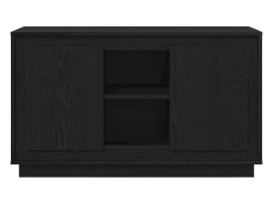Aparador Roble negro 102 x 35 x 60 cm Madera contrachapada