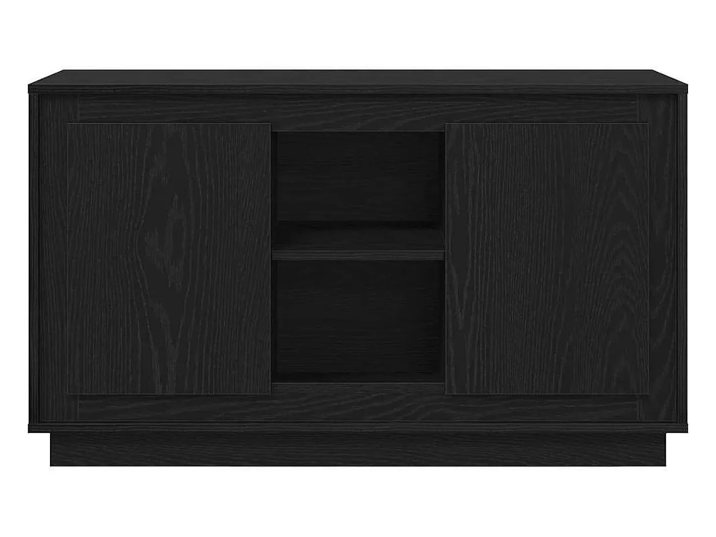 Aparador Roble negro 102 x 35 x 60 cm Madera contrachapada