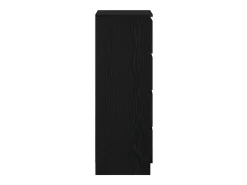 Aparador roble negro 37,5x35x76 cm madera ingeniería