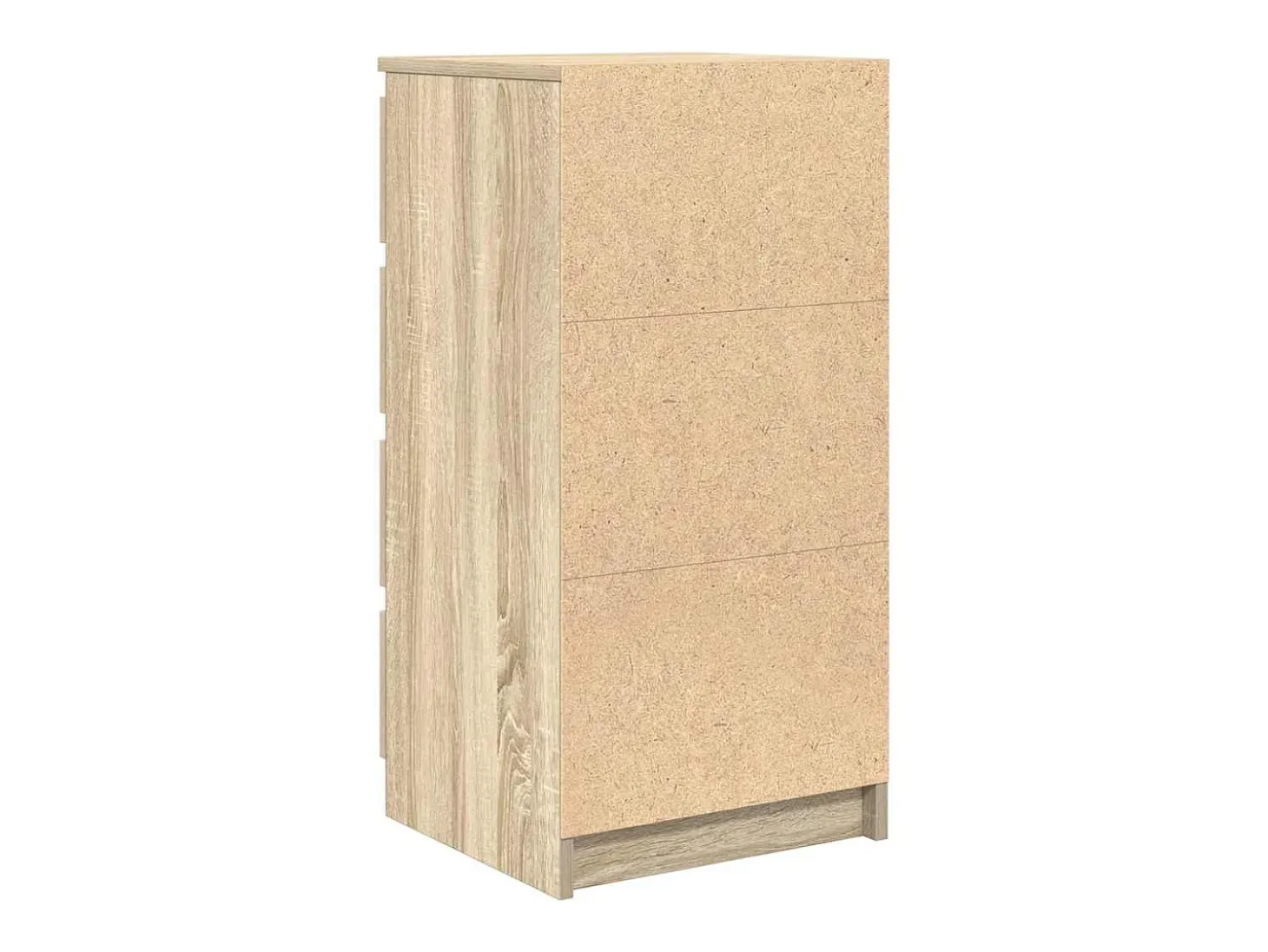 Aparador roble Sonoma 37,5x35x76 cm madera de ingeniería