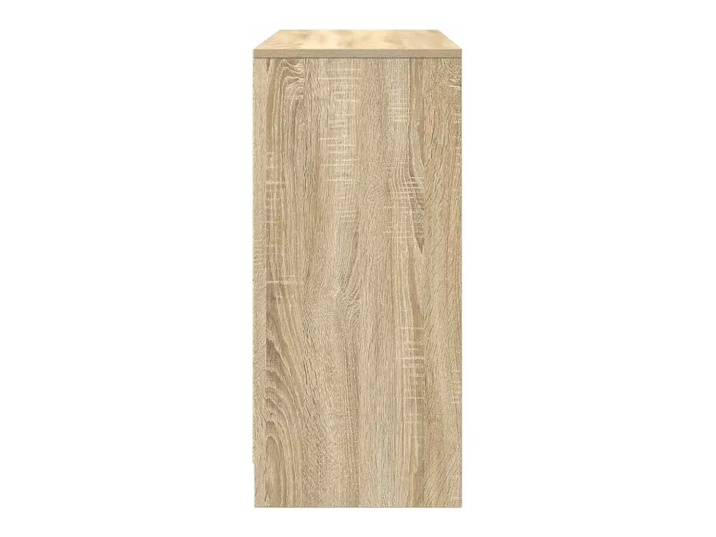Aparador roble Sonoma 85x34x76 cm madera de ingeniería
