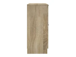 Aparador Roble Sonoma 30x30x70 cm Madera de ingeniería