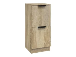 Aparador Roble Sonoma 30x30x70 cm Madera de ingeniería